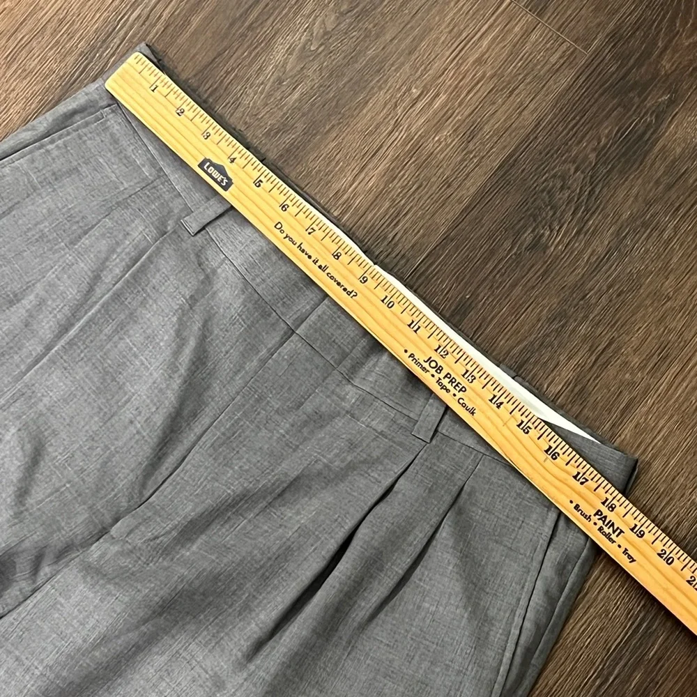 L.L. Bean 100% Wool Classic Fit Pants, Gray Size 37x32 Business, VTG Slack